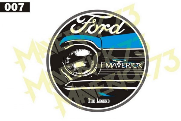 Adesivo Ford Maverick The Legend - Azul
