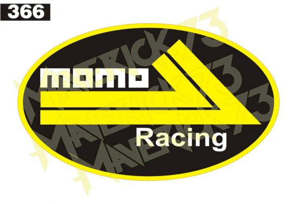 Adesivo Vintage Retro Momo Racing