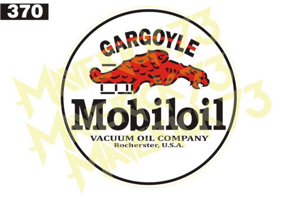 Adesivo Vintage Retro Gargoyle Mobil Oil