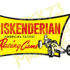 Adesivo Vintage Retro Iskenderian Americas Fastest