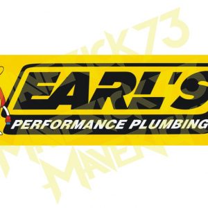 Adesivo Vintage Retro Earls Performance Plumbing
