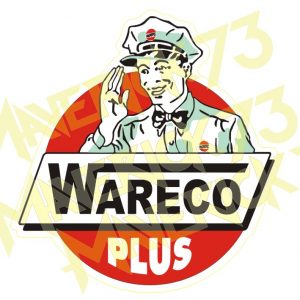 Adesivo Vintage Retro Wareco Plus Motor Oil