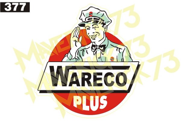 Adesivo Vintage Retro Wareco Plus Motor Oil