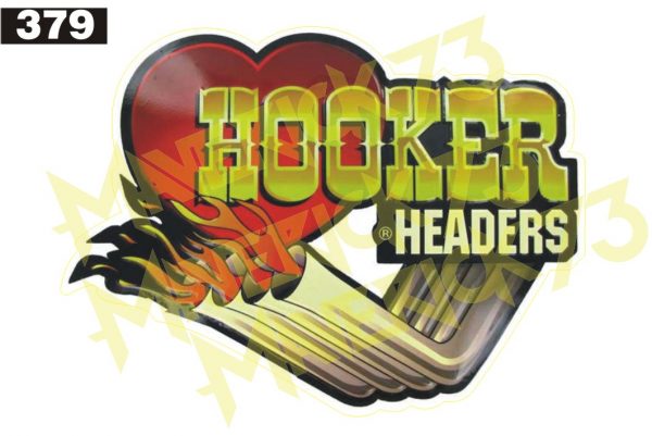 Adesivo Vintage Retro Hooker Headers